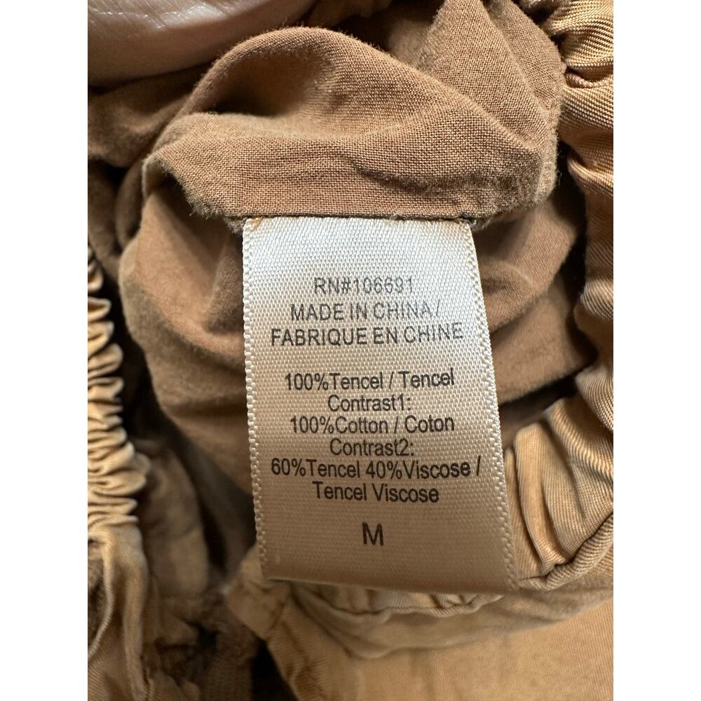Young Fabulous & Broke Tan Bomber Utility Jacket Size Medium - Picture 10 of 10
